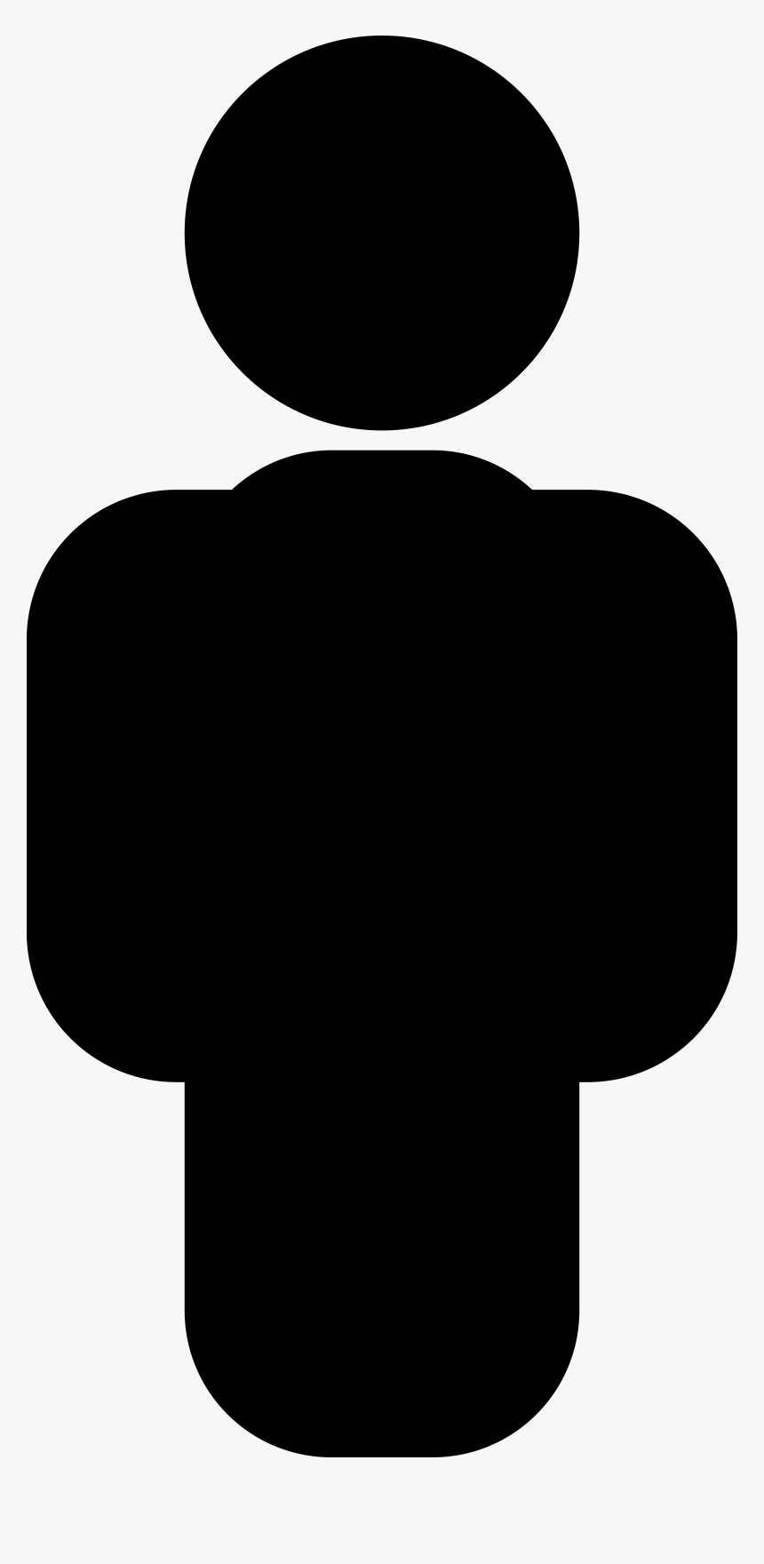 Person Black And White Clipart - Font Awesome Male Icon, HD Png Download