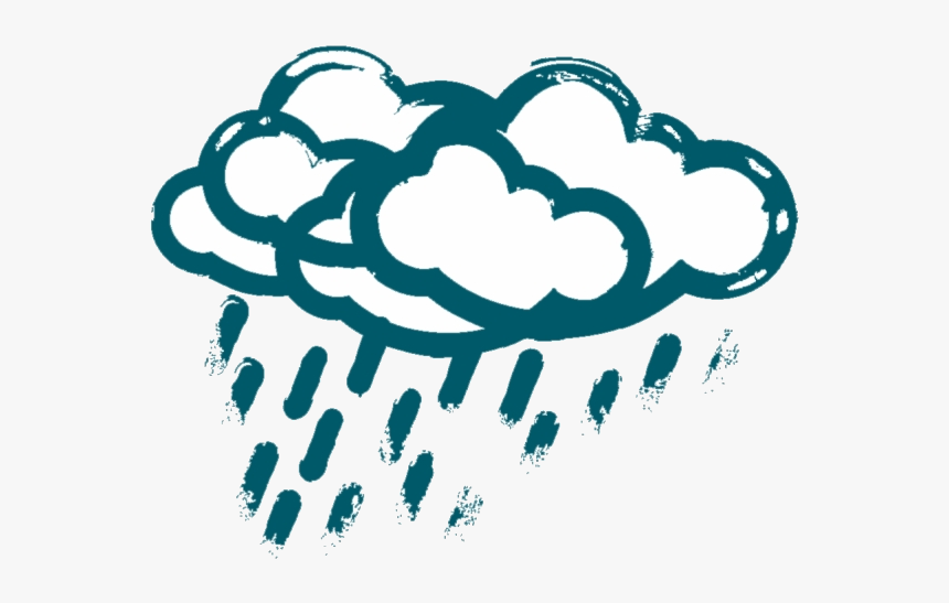 Depression Clipart Raining Cloud Vector Background - Depression Transparent, HD Png Download