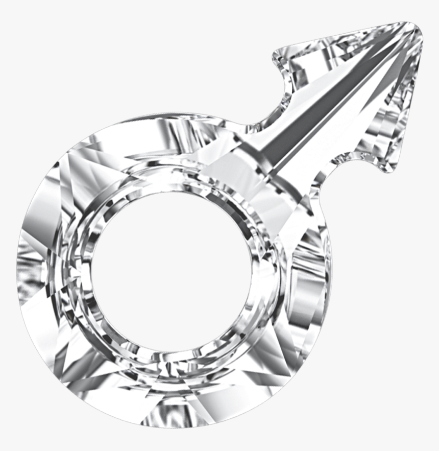 Swarovski 4878 Male Symbol Fancy Stone 30x19mm Crystal - Swarovski Ag, HD Png Download