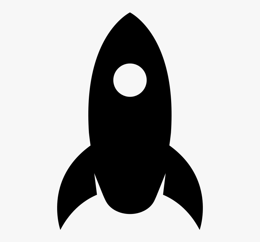 Free Icons Clip Art - Rocket Ship Clipart Black, HD Png Download