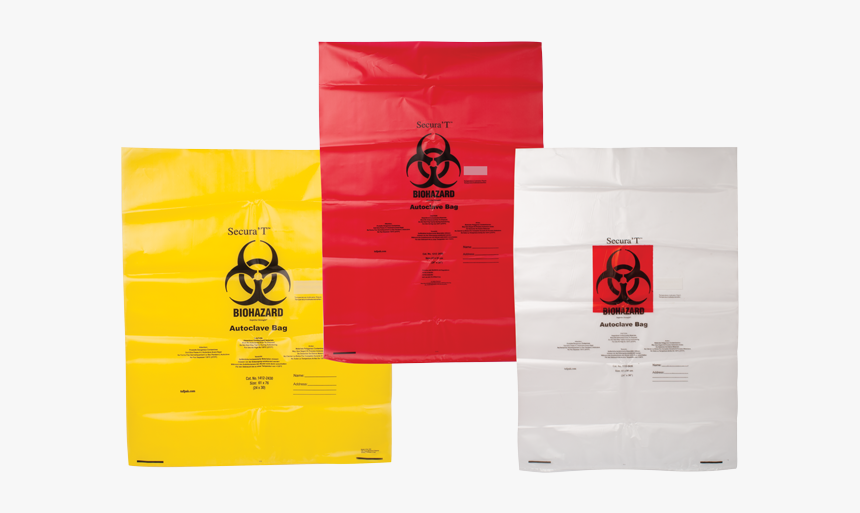 Autoclavable Biohazard Waste Bags, HD Png Download