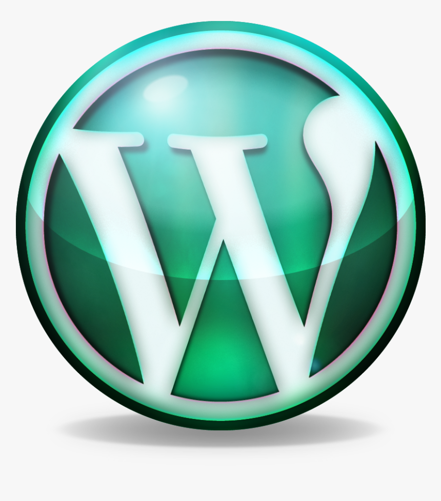Green Orb Wordpress Logo - Wordpress Logos, HD Png Download