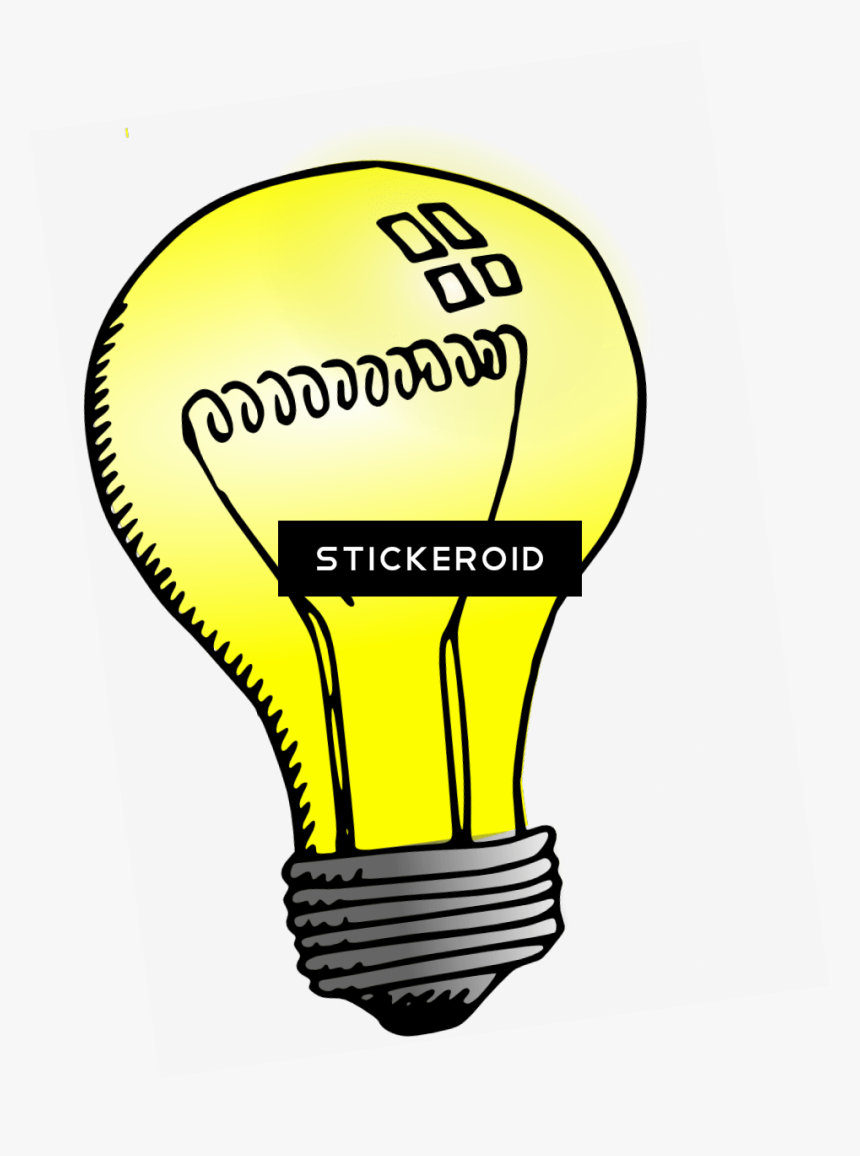 Transparent Light Streak Png - Incandescent Light Bulb Clipart, Png Download
