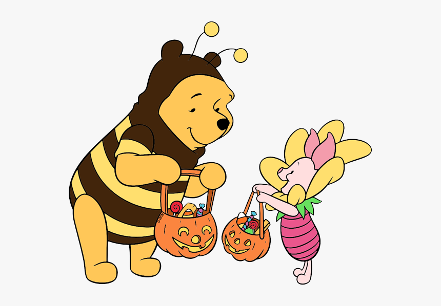 Pooh And Piglet Halloween, HD Png Download