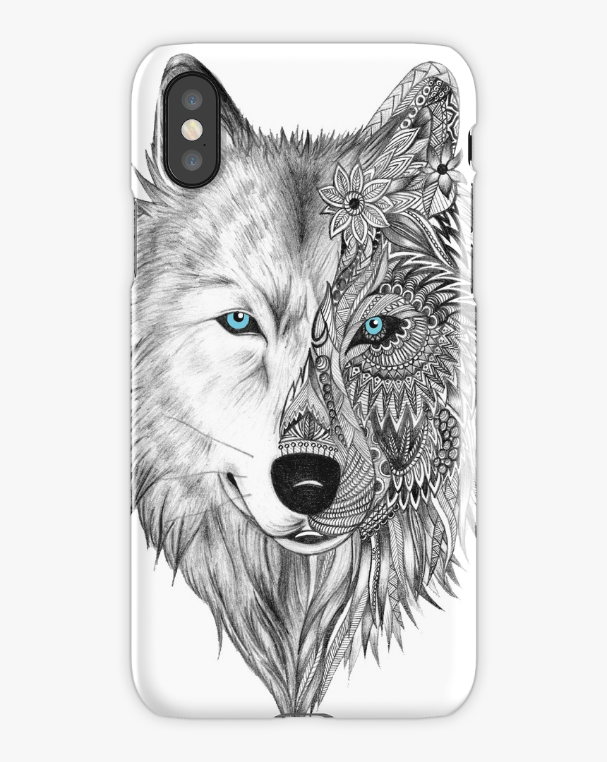 Wolf Black And White, HD Png Download