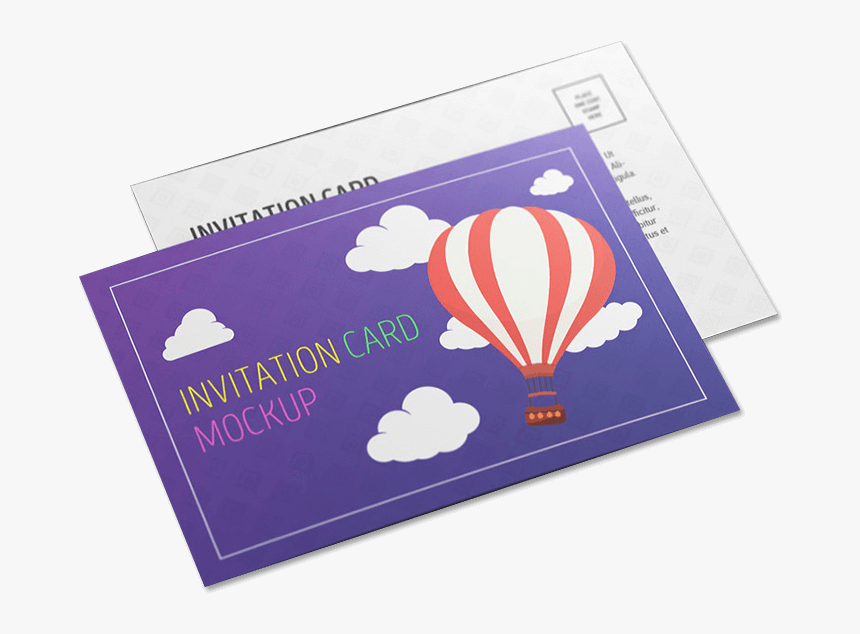 Invitation Card Designing Services - Hot Air Balloon, HD Png Download