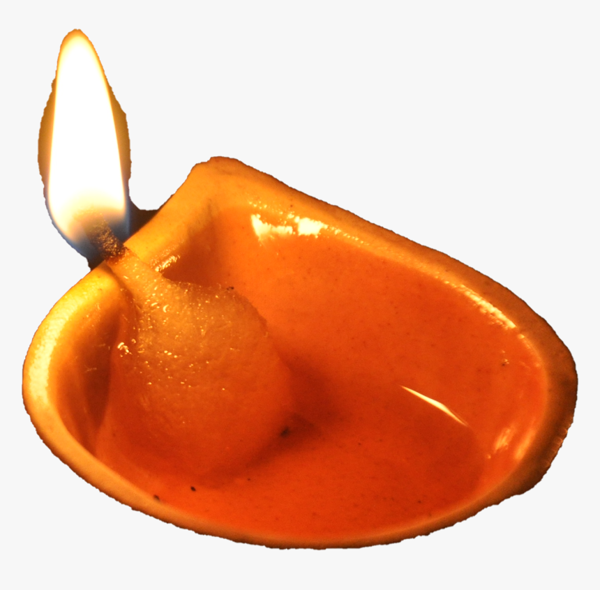 Diwali Diya Transparent - Amber, HD Png Download
