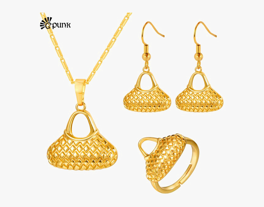 Necklace Jewellery Set Png Download Image - Gold Jewellery Set Png, Transparent Png