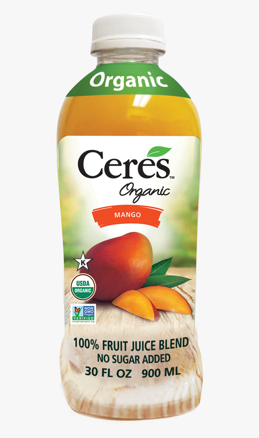 100% Mango Fruit Juice Blend - Ceres Organic Pear Juice, HD Png Download
