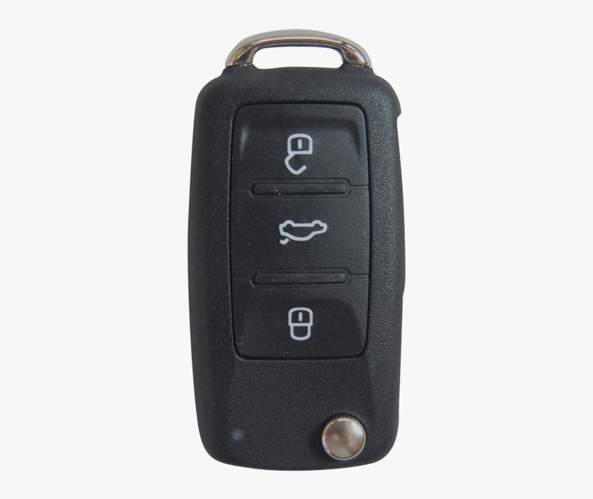 Oem 3 Button Flip Remote To Suit Skoda Vehicles 3t0837202c - Leather, HD Png Download