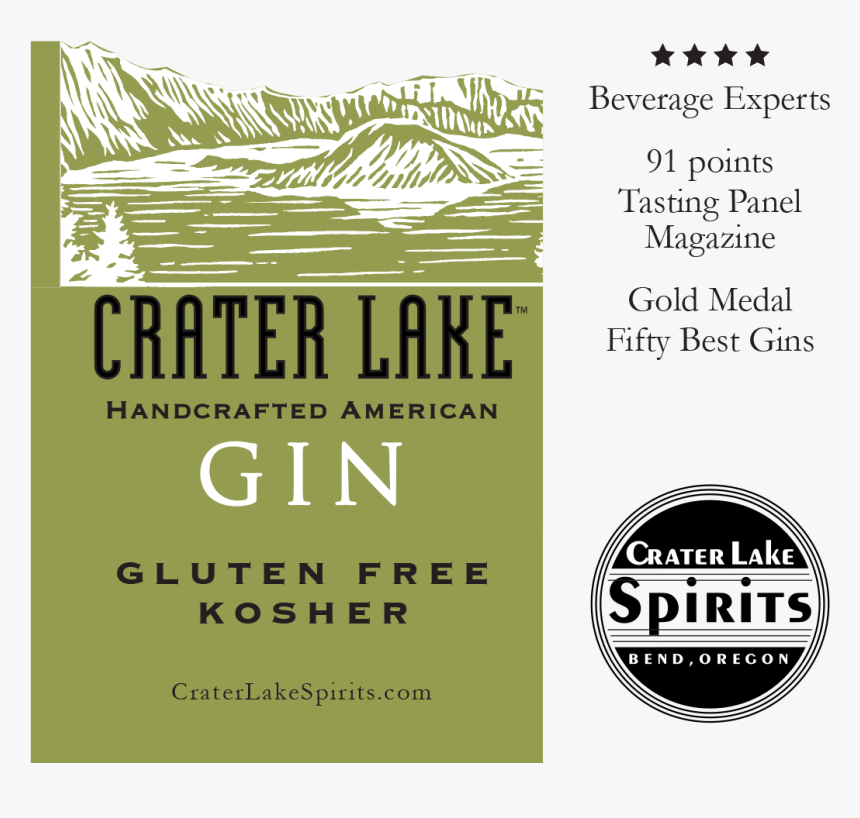 Crater Lake Vodka, HD Png Download