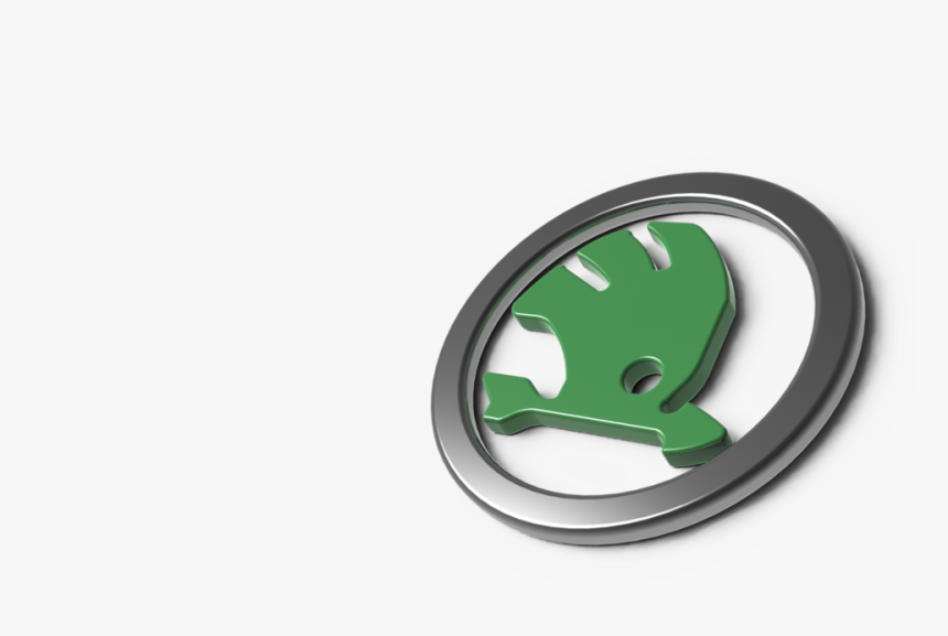 Skoda Logo 3d Model, HD Png Download
