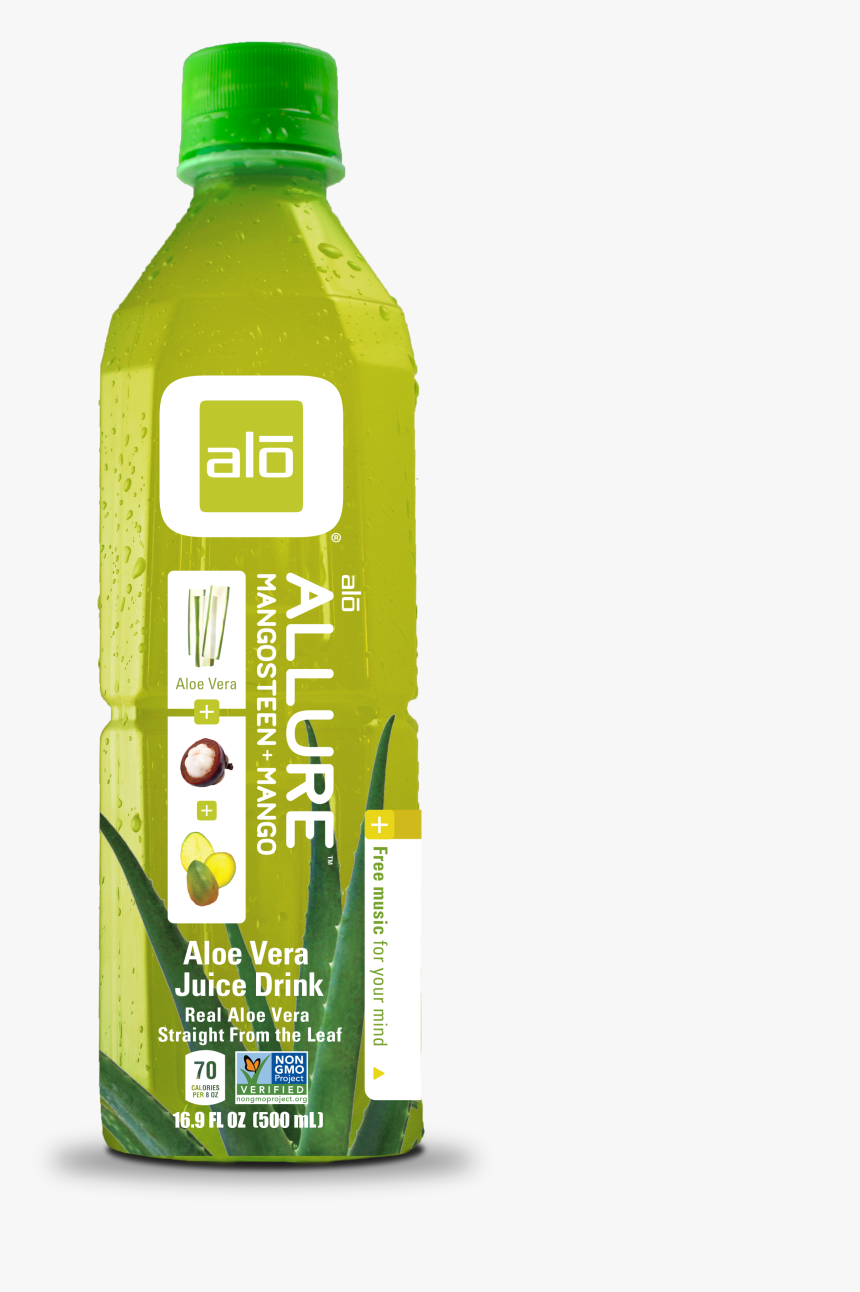Alo Aloe Vera Juice Mango, HD Png Download