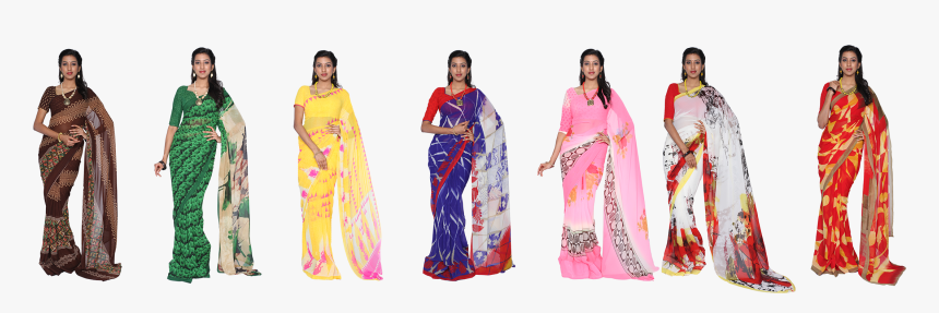 Oviya 7 Georgette Saree Collections 
 Title Oviya 7 - Oviya Latest Photos In Sarees, HD Png Download