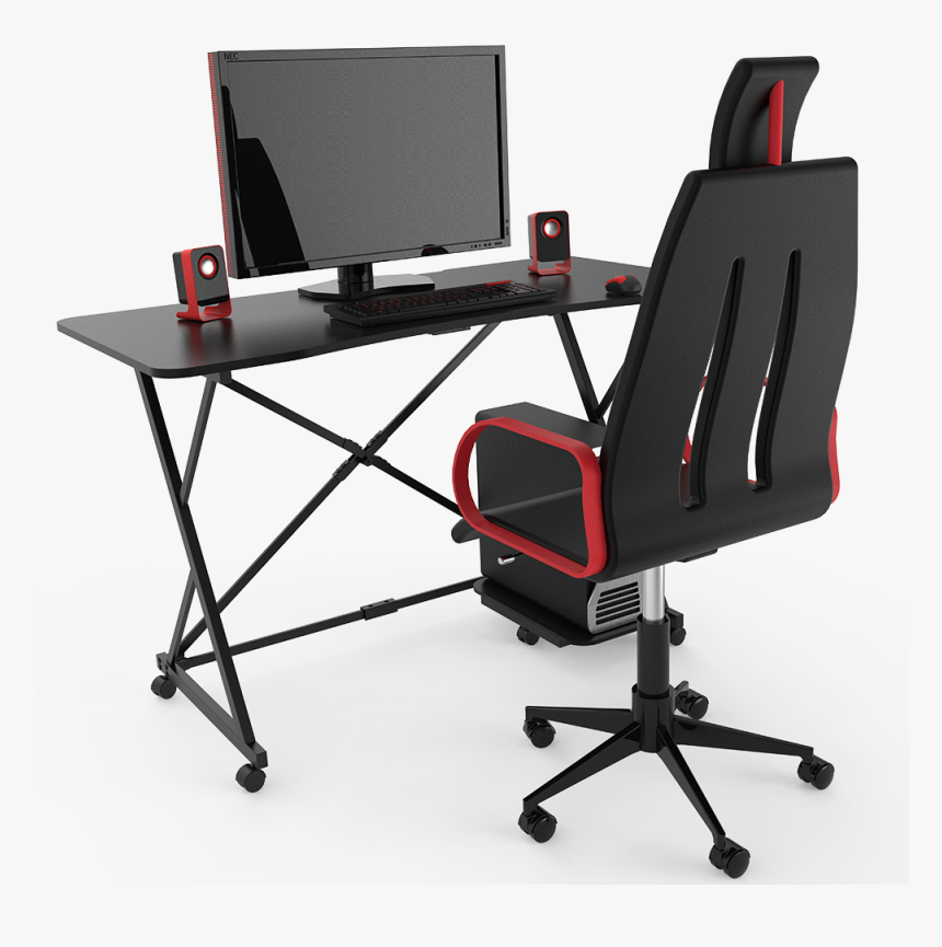 Transparent Computer Desk Png - Office Chair, Png Download