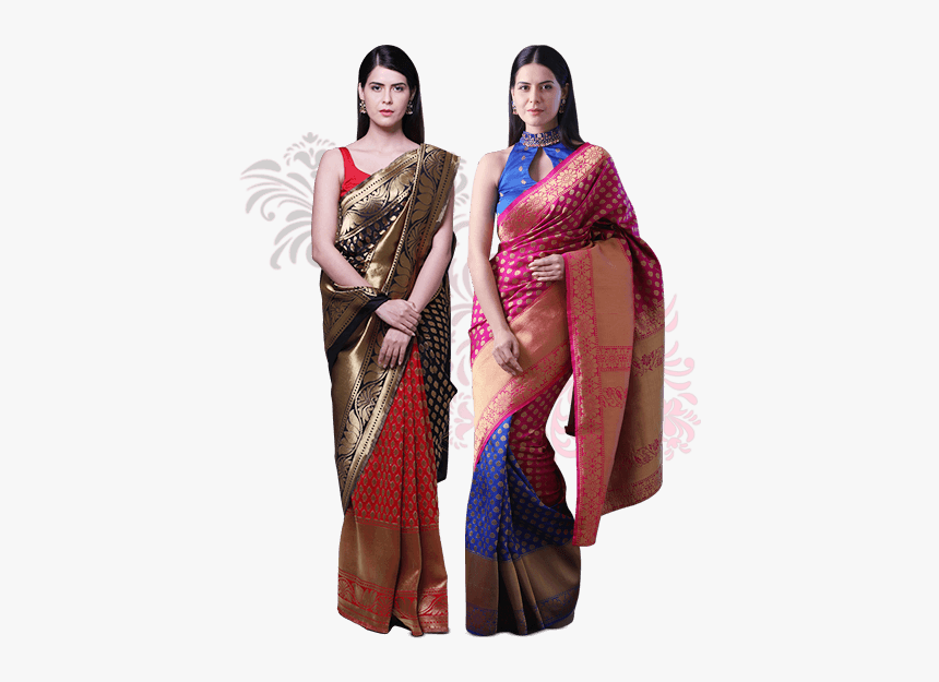 Agnisie Pick Any 1 Golden Weaves Saree - Silk, HD Png Download