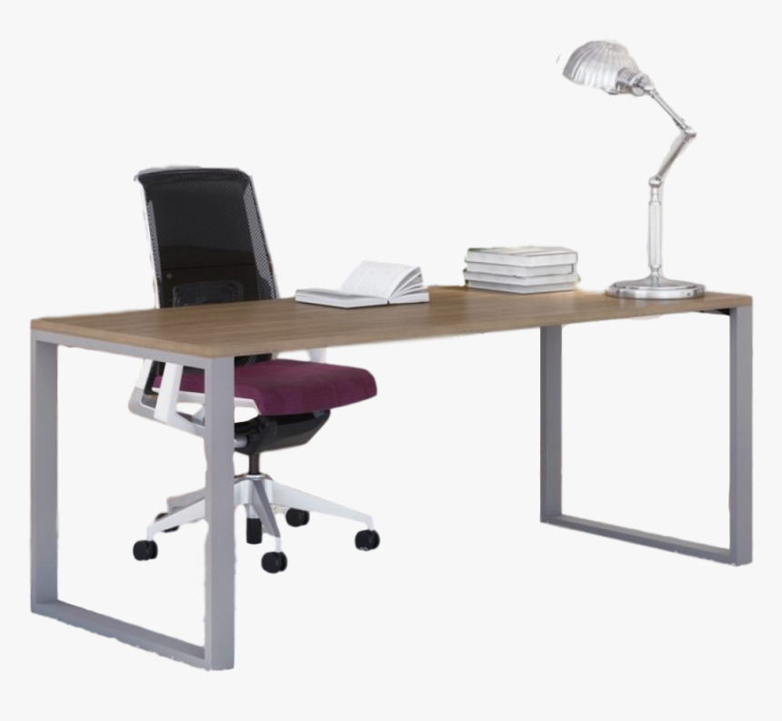 Table Clip Leg - Office Desk With Metal Legs, HD Png Download