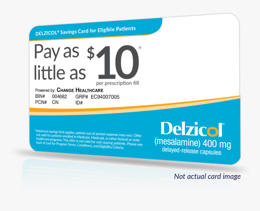 Delzicol Saving Card - Health Care, HD Png Download