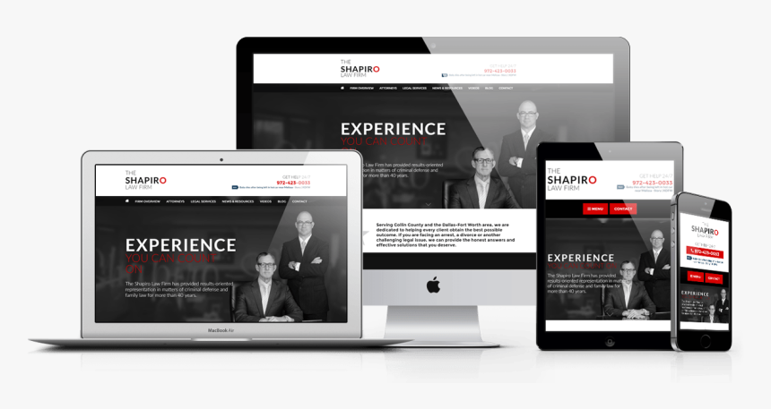 Award-winning Attorney Websites - Responsive Pdf Viewer Html5, HD Png Download