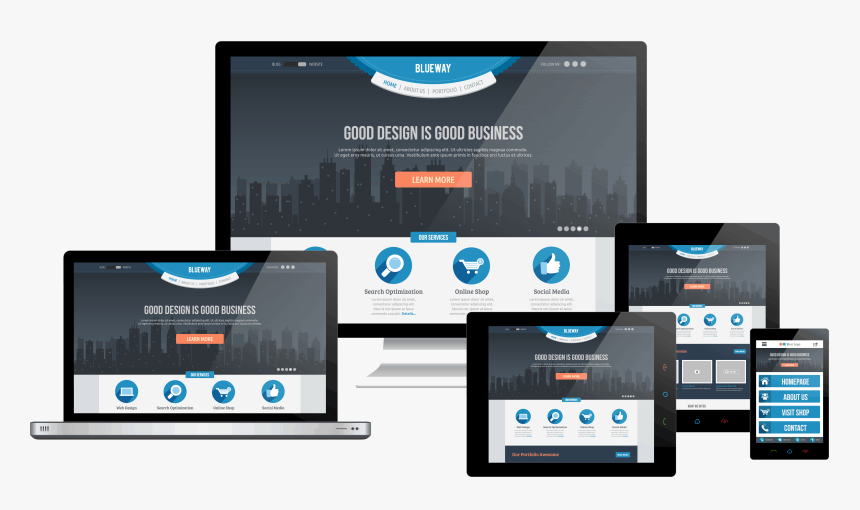 Website On All Devices, HD Png Download