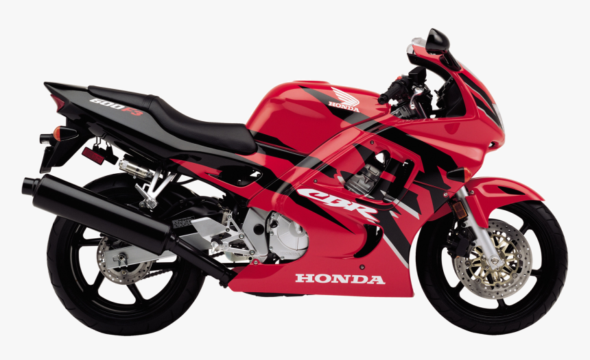 Red Moto Png Image, Red Motorcycle Png - Honda Cbr 600 F3 1997, Transparent Png