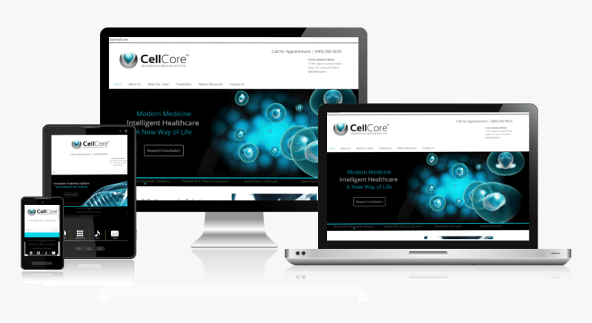 Medical Website Design - Medical Website Responsive, HD Png Download