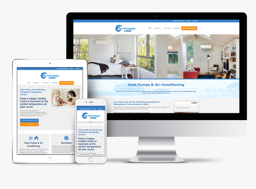 Mobile Responsive Website Design Auckland - Web Design, HD Png Download
