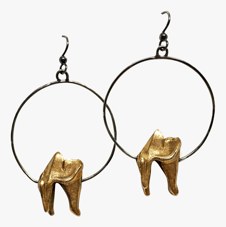 Transparent Wolf Teeth Png - Earrings, Png Download