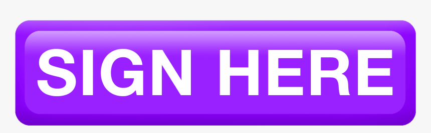 Purple Sign Here Button - Click Here Button, HD Png Download