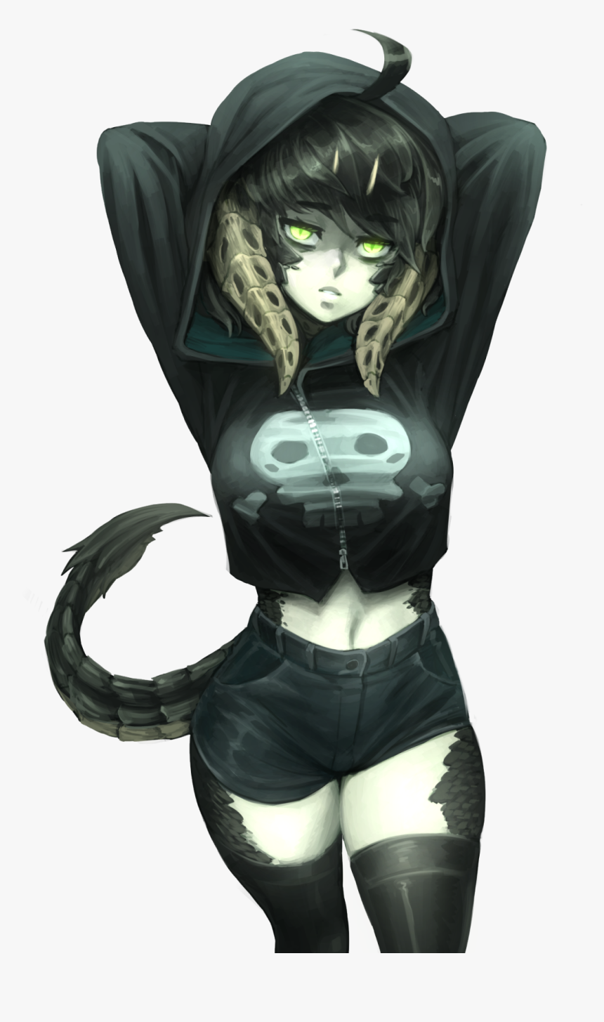 Tumblr Oh3f72xaky1rkn25go1 - Anime Girl Monster Png, Transparent Png