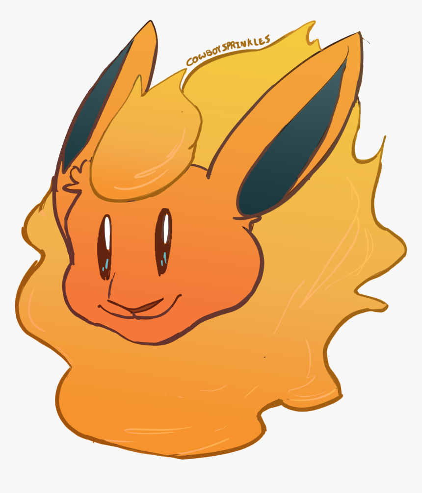 Flareon - Cartoon, HD Png Download