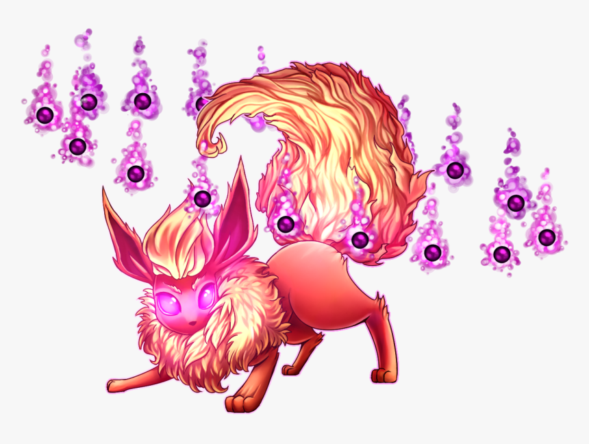 Flareon Used Will O Wisp By Ikiska - Will O Wisp Fire, HD Png Download