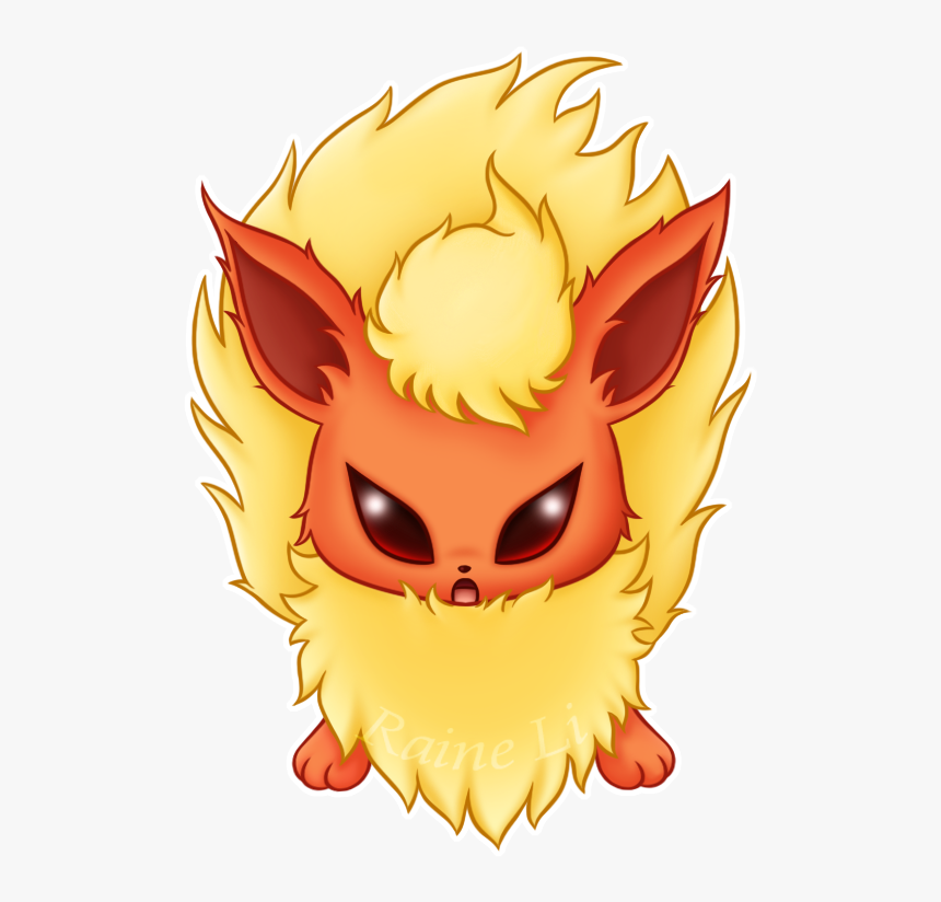 Flareon By Raineli On Da - Illustration, HD Png Download