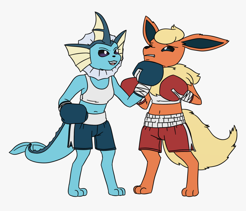 Vaporeon And Flareon, HD Png Download