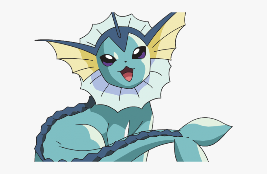 Transparent Pokemon Clip Art - Vaporeon Pokemon Eevee Evolutions, HD Png Download
