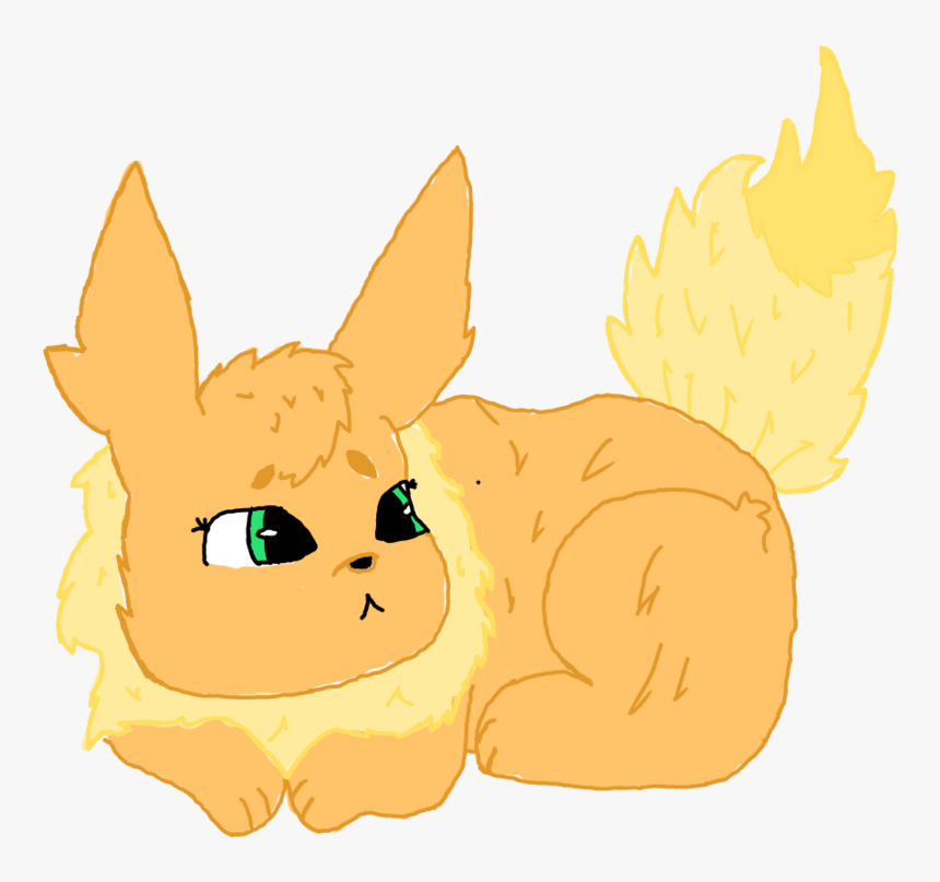 Flareon - Illustration, HD Png Download