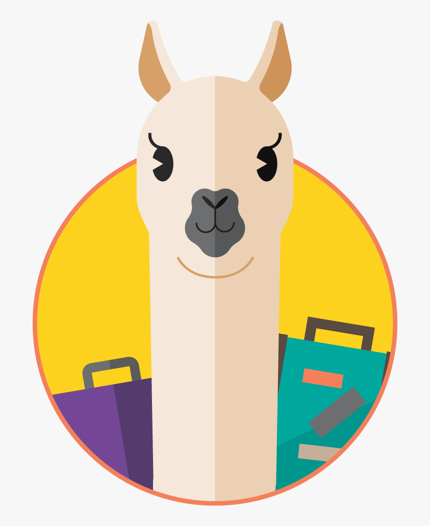 Alpaca Your Suitcase We Re Going On - Clipart Alpaca Png, Transparent Png