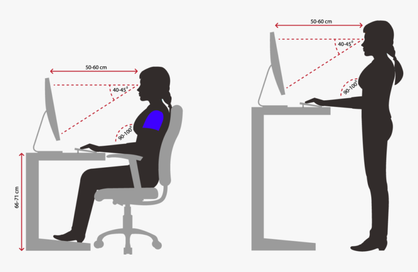 Forward Head Posture Yes No, HD Png Download