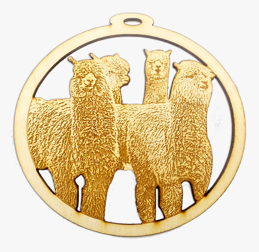 Herd Of Alpacas Ornament - Llama, HD Png Download