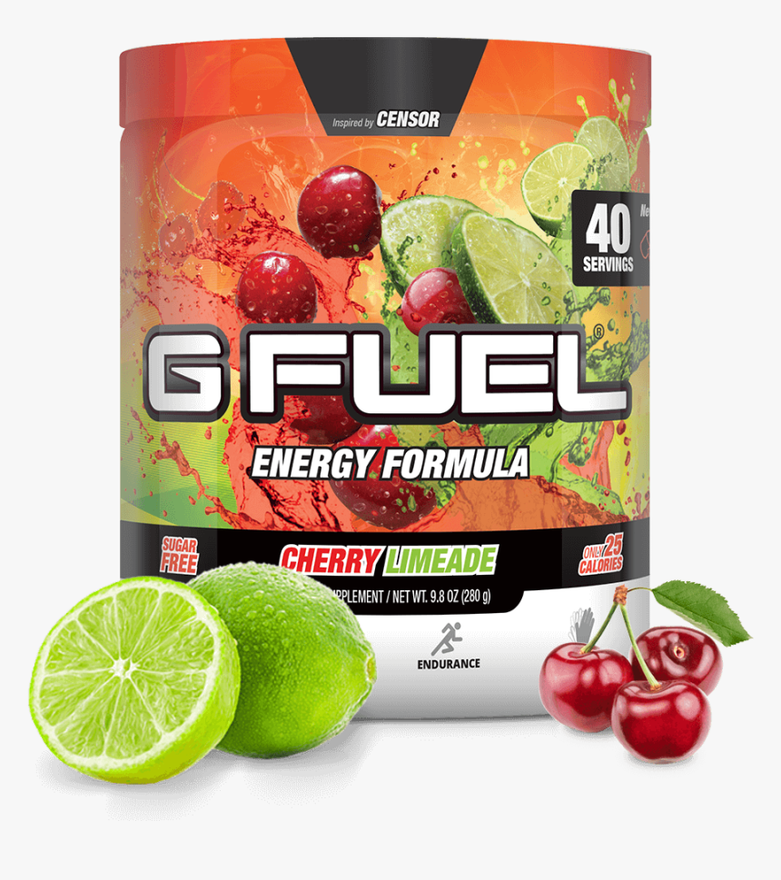 Cherry Limeade - G Fuel Cherry Limeade, HD Png Download
