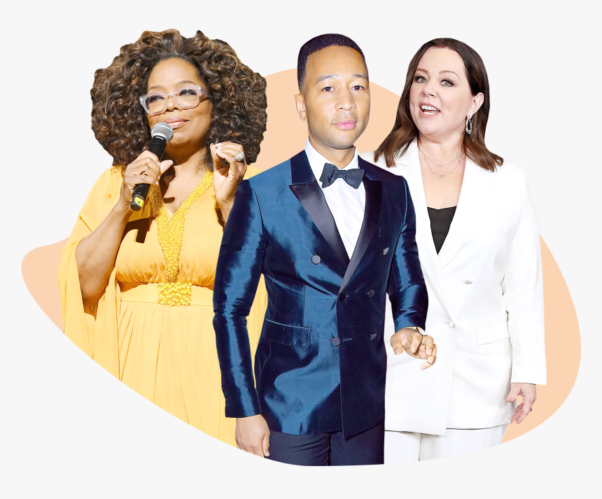 Oprah Winfrey John Legend Melissa Mccarthy, HD Png Download