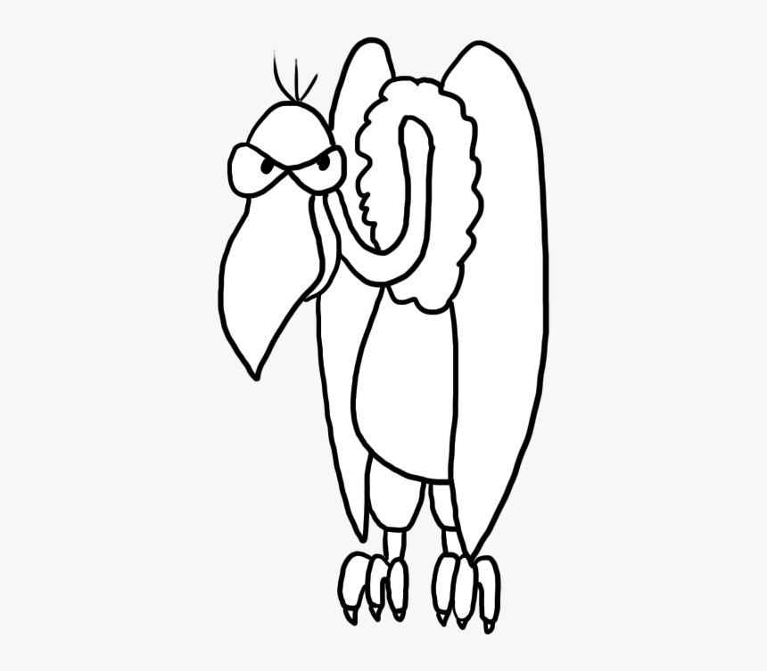 Vulture Sketch, HD Png Download