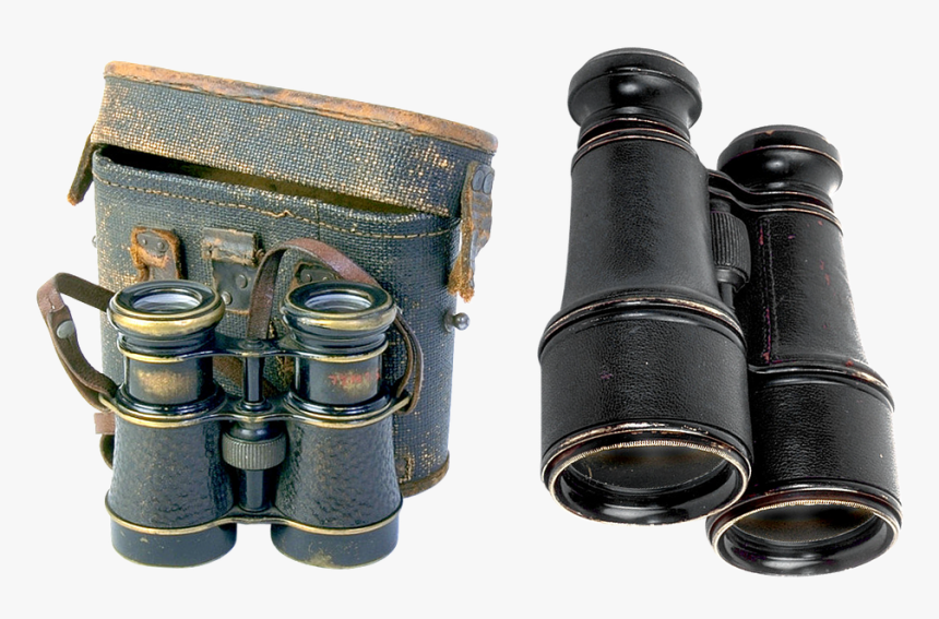 Binoculars, Field, Military, Optics, Appliance, Old, HD Png Download