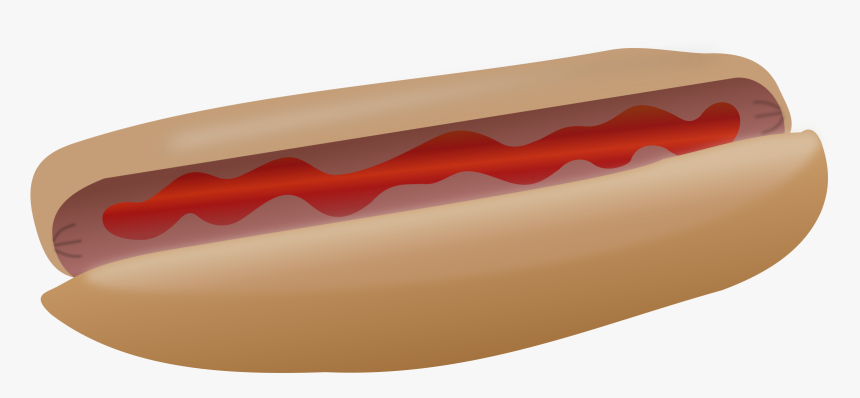 Hot Dog With Ketchup Clip Arts, HD Png Download