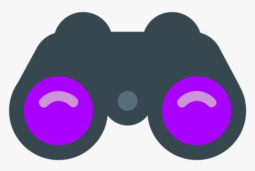Icons8 Flat Binoculars, HD Png Download