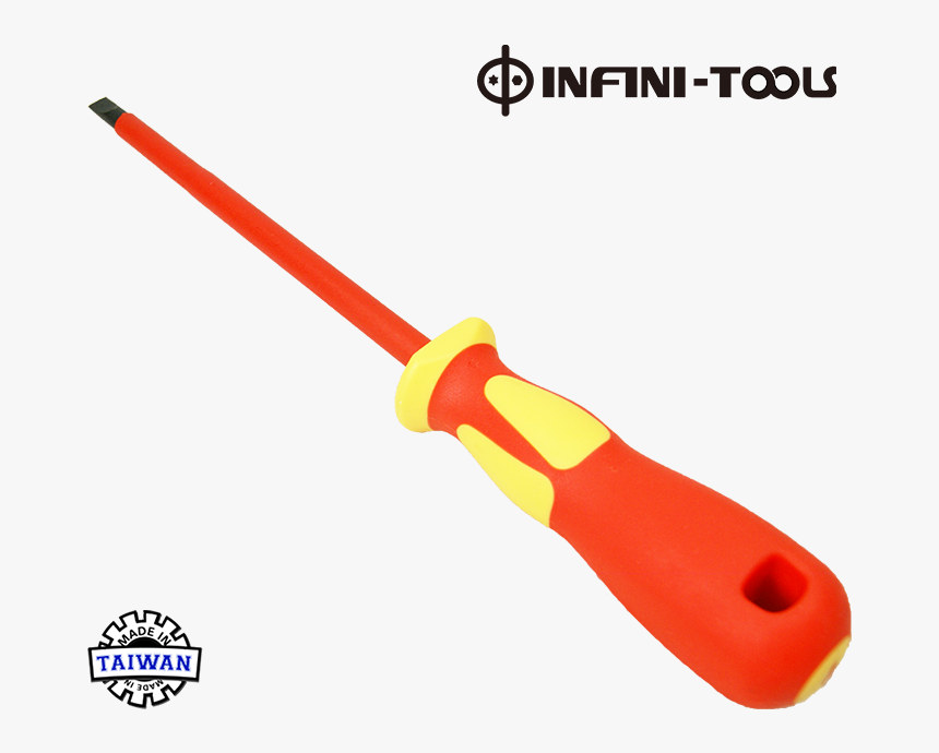 1000 V Insulated Screwdriver, Vde Slotted Screwdriver, HD Png Download