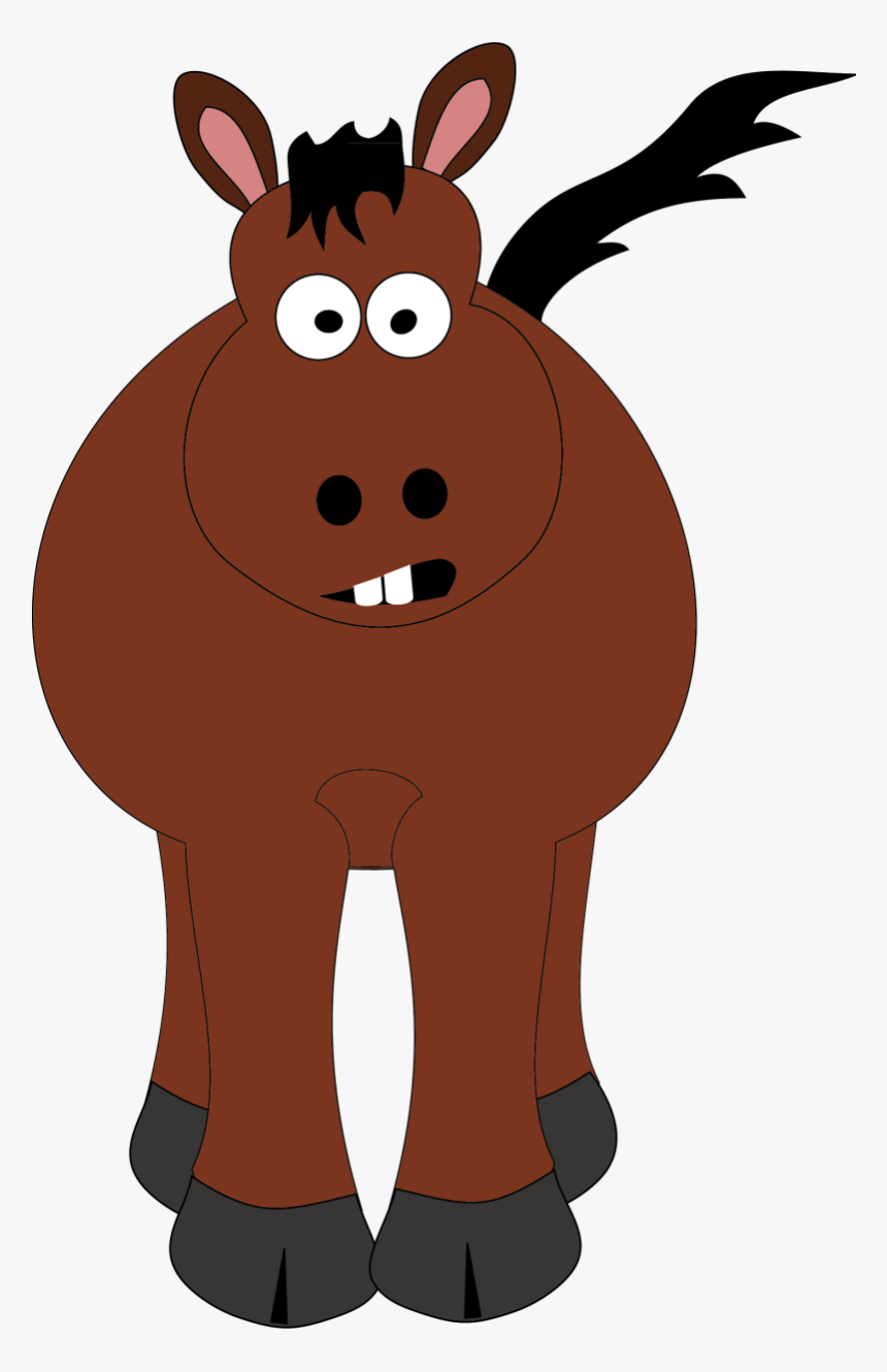 Easy Hippo Clipart Draw Cartoon Free Cliparts On Transparent, HD Png Download