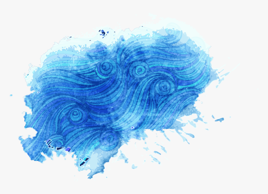 Clip Art Cartoon Water Texture, HD Png Download