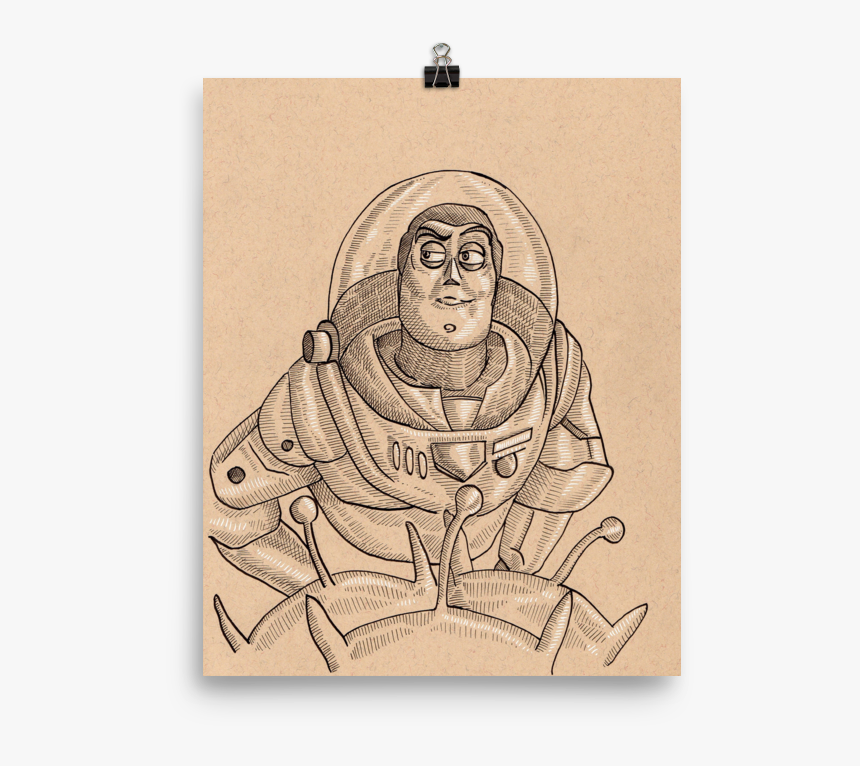Buzz Lightyear Art Print, HD Png Download
