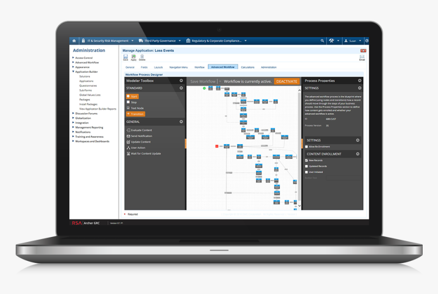 Rsa Archer Platform, HD Png Download